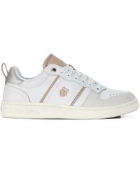 K-swiss - Logo-Plaque Panelled Sneakers - Lyst
