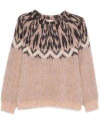 forte_forte - Fairisle Pattern Sweater - Lyst
