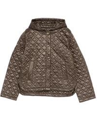 Marella - Quilted Hooded Jacket - Lyst
