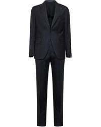 Tagliatore - Pinstriped Peak-Lapels Suit - Lyst