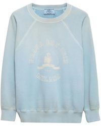 Prada - Sweatshirt Mit Rundem Ausschnitt - Lyst