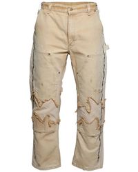 Warren Lotas - Barbed-Wire Double-Knee Trousers - Lyst