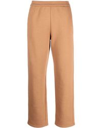 Max Mara - Embroidered-logo Track Pants - Lyst
