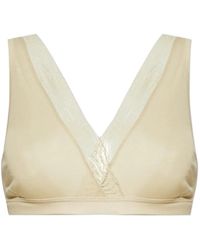 Hanro - Lace V-Neck Bra - Lyst