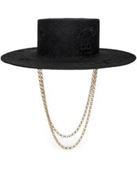 Ruslan Baginskiy - Double-Chain-Strap Canotier Hat - Lyst