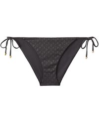 Jimmy Choo - Ariah Logo-Print Bikini Bottoms - Lyst