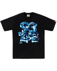 A Bathing Ape - Abc Camo 93 Logo-Print T-Shirt - Lyst