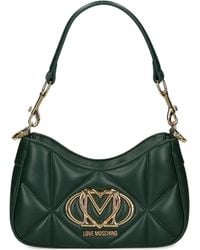 Love Moschino - Quilted Logo-Plaque Shoulder Bag - Lyst