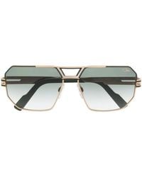 Cazal - Geometric Pilot-Frame Sunglasses - Lyst