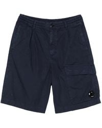C.P. Company - Short Micro-Reps À Détail Verres De Lunettes Signature - Lyst