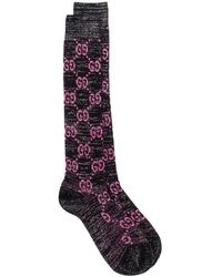 Gucci GG Supreme mid-calf socks - Schwarz