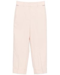 Peserico - Cuffed-Hem Trousers - Lyst
