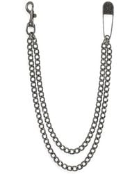 KAMIYA - Kmy Safety-Pin Double Wallet Chain - Lyst