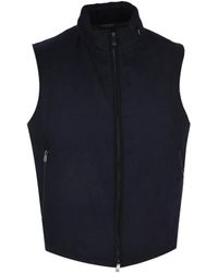 Corneliani - Zip Outdoor Waistcoat - Lyst