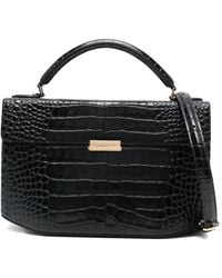 TOTEME - Clip Croco-Embossed Top Handle - Lyst