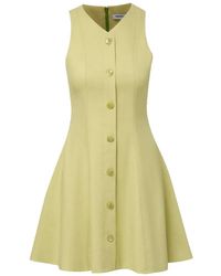 Veronica Beard - Steiner Button-Front Mini Dress - Lyst