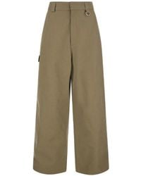 Balenciaga - Pantalon De Travail Ample En Kaki - Lyst