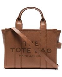Marc Jacobs - Leather The Mini Traveler Tote Bag - Lyst