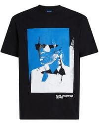 Karl Lagerfeld - T-Shirt Herren Klj Reg Ss Karl Tee - Lyst
