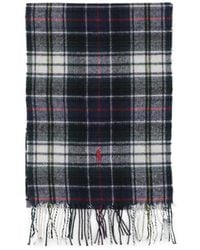 Polo Ralph Lauren - Tartan Fringe Wool Scarf - Lyst