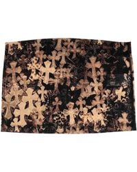 Chrome Hearts - Cross Print Sheer-Mesh Mini Skirt - Lyst