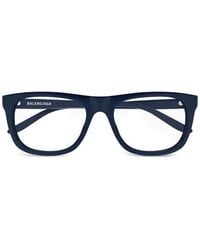 Balenciaga - Brille Mit Eckigem Gestell - Lyst