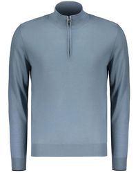 Moorer - Zip-Neck Sweater - Lyst