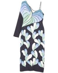 FARM Rio - Graphic-Print Midi Dress - Lyst