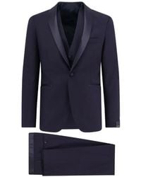 Tagliatore - Satin-Trim Three-Piece Tuxedo Suit - Lyst
