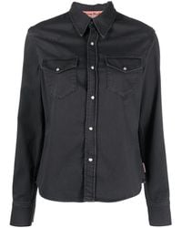 Acne Studios - Long-Sleeve Denim Shirt - Lyst