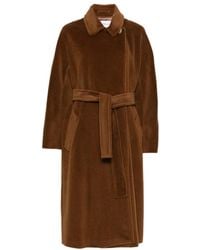 Marella - Belted Virgin-Wool Coat - Lyst