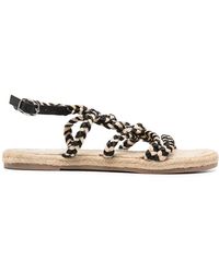 Manebí - Flat Rope Sandals - Lyst