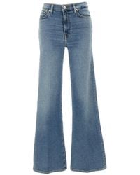 7 For All Mankind - Modern Dojo Tailorless Five-Pocket Wide Jeans - Lyst