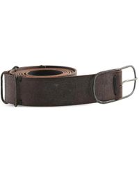 Ziggy Chen - Buckle-Fastening Textured Belt - Lyst