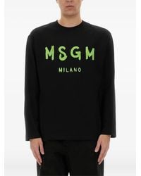 MSGM - Cotton Sweatshirt - Lyst