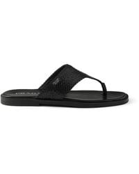 Prada - Sandalen Mit Zehensteg - Lyst