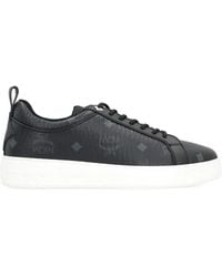 MCM - Visetos-Monogram Padded Sneakers - Lyst