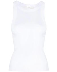 Ba&sh - Fine-Ribbed Cotton Tank Top - Lyst