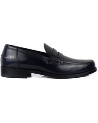 Alberto Fasciani - Shiny Leather Loafers - Lyst