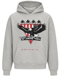 Rhude - Stage Racing Graphic-Print Hoodie - Lyst