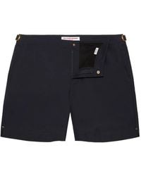 Orlebar Brown - Mid-Length Silk Swim Shorts - Lyst