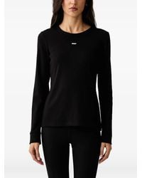 DKNY - Geribbeld T-Shirt - Lyst