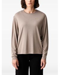 EA7 - Logo-Plaque Long-Sleeve T-Shirt - Lyst