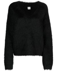 Totême - Pullover aus gebürsteter Wolle - Lyst