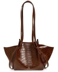Yuzefi - Mochi Croc-Effect Leather Tote Bag - Lyst