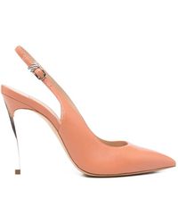 Casadei - Minorca Blade Slingback Pumps - Lyst