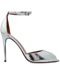 Paris Texas - Peep Toe Ankle Strap Pumps - Lyst