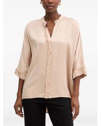 Fracomina - Frayed-Trim Blouse - Lyst
