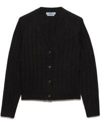Prada - Re-Cashmere Cardigan - Lyst