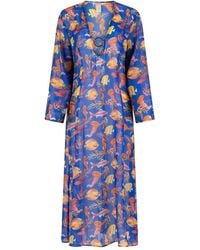 Paramidonna - Abito Con Stampa Grafica - Lyst